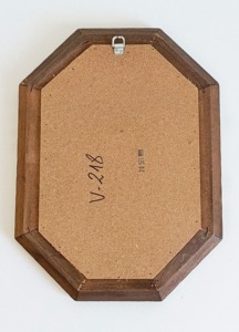 Art Deco Octagonal Wall <b>Mirror</b> With Floral Glass Panels And <b>Gold</b> Metal Frame Decorative Framed Design - Product Image 6