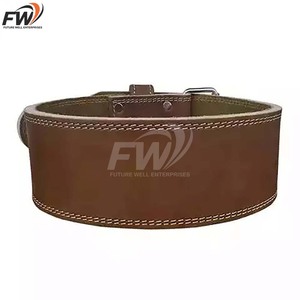 Ceintures de musculation en cuir véritable de haute qualité et résistantes, meilleur design pour le fitness et la musculation, boucle personnalisable - Product Image 3