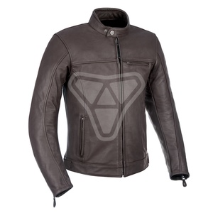 Blouson en cuir personnalisé pour moto, idéal pour la course automobile, la conduite de moto, les motards de rue, vêtements de protection sportifs, blousons en cuir classiques - Product Image 1