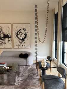 Chaîne de séparation murale en résine multicolore pour intérieur, décoration d'espace pour maison, hôtel, restaurant - Product Image 2