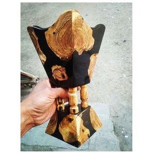Sam Global Export Luxury Acacia Wood Resin Religious Eco-Friendly Handcrafted Modern <b>Oud</b> Incense <b>Diffuser</b> Customizable Durable - Product Image 2