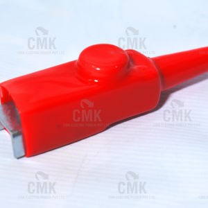 Kit d'extrémité pour système de barres omnibus DSL, marque CMK, boîtier d'extrémité de haute qualité en PVC rouge (extérieur) et acier inoxydable (intérieur), emballé en boîte, MOQ 50 pièces - Product Image 1