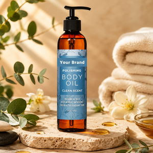 Huile corporelle exfoliante aux herbes, marque privée, pour tous types de peau - Product Image 4