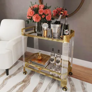 Modern Handmade Metal <b>Kitchen</b> Utility <b>Storage</b> <b>Trolley</b> with Heavy Duty Metal Frame Spacious MultiLuxury Handmade Ceramic Eco - Product Image 6