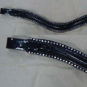 Cintas para la frente de cuero de la mejor calidad, diseño personalizado, accesorios ecuestres para caballos, precio al por mayor, cintas para la frente de brida. - Product Image 4