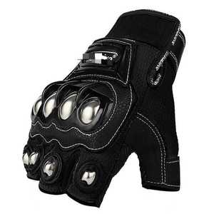 Gants tactiques en cuir de haute qualité à demi-doigts pour les sports de plein air, le cyclisme, la chasse, l'escalade, la pêche - Imperméables et à séchage rapide - Product Image 4