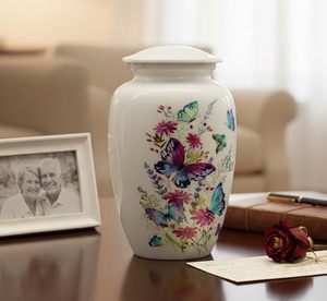 Royal Crafted Aluminum <b>Keepsake</b> <b>Memorial</b> Cremation Urn Ash Holder Featuring Secure Artistic Closure And Fine Surface - Product Image 4