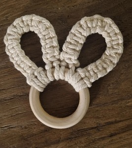 <b>White</b> Bunny Shape Macrame Napkin Ring Handmade Cute <b>Dining</b> <b>Table</b> Decor For Cute Cafe <b>Table</b> Accent And Handmade Gift Item - Product Image 6