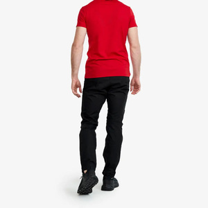 Men's <b>Black</b> Quick Dry Pants Slim Fit Zip Fly Water Resistant Outdoor Hiking <b>Trousers</b> With Pockets All Seasons Wear - Product Image 3