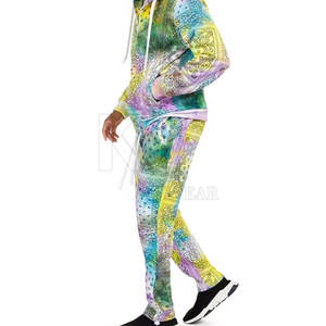 Chándal de Invierno Moderno para Hombre, Sublimado, Talla Grande, Color Sólido, con Tela Elástica Transpirable, Ajuste Cómodo, Perfecto para Hacer Ejercicio - Product Image 3