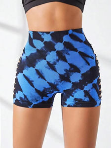 Shorts Deportivos de Yoga al Por Mayor con Logotipo Personalizado, Cintura Alta Elástica, Sólidos, Cómodos y Sin Costuras - Product Image 4