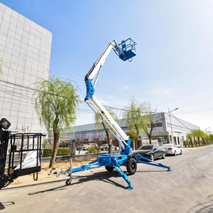 Towable Boom Lift Cherry picker Boom Lift 45 ° dốc thích ứng cho kho & sửa chữa tàu - Product Image 2