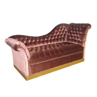 Sofá Cama Chesterfield Moderno con Cajón de Almacenamiento, Sofá de Madera de Caoba de Lujo para Sala de Estar, Sofá Cama con Cama Extraíble para Apartamento