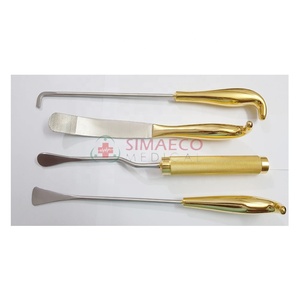 ENSEMBLE de 4 dissecteurs mammaires en acier avec poignée en or Source d'alimentation électrique Propriétés des instruments chirurgicaux - Product Image 4