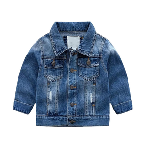 Chaqueta vaquera de algodón para niños, nueva colección 2026, abrigo de primavera para bebés, ropa infantil, jeans vaqueros para niñas - Product Image 1