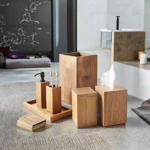 Ensemble de rangement de salle de bain moderne en bois, design nouveau, armoire fine avec porte-savon latéral, fabricant fiable - Product Image 2