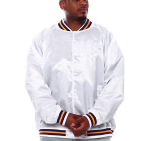 Vestes de basketball d'hiver en toile OEM pour hommes, brodées sur le devant, à capuche, décontractées, non tissées et respirantes, vente en gros - Product Image 1