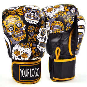 Guantes de Boxeo Sublimados al por Mayor, Guantes de Sparring Profesionales de Cuero Genuino con Logotipo Personalizado para Adultos - Product Image 5