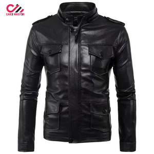 Veste en cuir pour homme sur mesure, dernier design, prix compétitif, vente exceptionnelle, votre propre logo, nouveau style, vestes en cuir pour homme - Product Image 3
