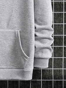 Low Price Stylish Printed Knitted 100% Cotton Eco-Friendly Men's Fashionable Hooded Fleece 280g Slim Fit Comfortable Winter - Product Image 6