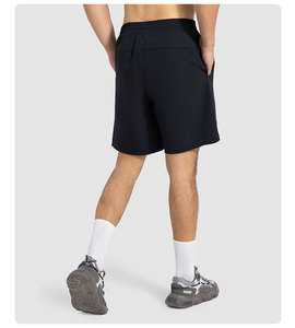 Compre Pantalones Cortos Deportivos Casuales de Lona para Hombre, Nuevos, de la Mejor Calidad, Venta Directa de Fábrica, Holgados, Sólidos, para Verano - Product Image 5