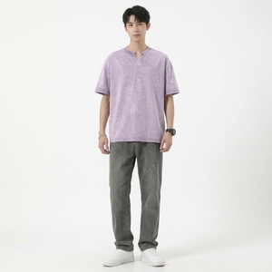 Premium Vintage Style Cotton T-<b>Shirt</b> <b>Men</b> Oversized Relaxed Fit Soft Washed Fabric Blank Eco-Friendly <b>Retro</b> Streetwear Casual - Product Image 4