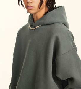 Sudaderas de Alta Calidad para Mujer, Estilo Urbano, Talla Grande, con Logotipo Personalizado, de Algodón Liso, Sudaderas de Felpa para Hombre y Mujer - Product Image 3
