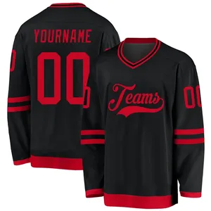 Jersey Profesional de Hockey sobre Hielo, Impresión por Sublimación Personalizada, Tela de Malla Transpirable, Uniforme de Equipo, Ropa Deportiva - Product Image 5