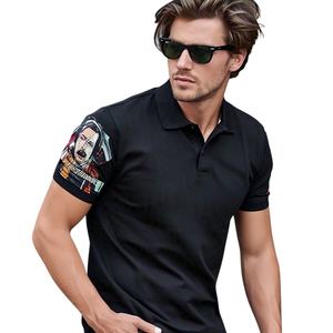 เสื้อโปโลแขนยาวครึ่งแขนสำหรับผู้ชาย, เสื้อโปโลผ้าไอซ์ซิลค์ลำลองกีฬาแนวธุรกิจระบายอากาศ - Product Image 1