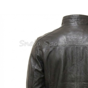 Veste en cuir pour homme, style unique, tendance, hiver, streetwear, veste en cuir de haute qualité, épaisse - Product Image 6