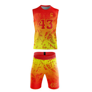 New Design Premium Quality 7V7 Uniform Quick Dry Wholesale Breathable 100% Polyester Fabric Customizable OEM Service for Adults - Product Image 2