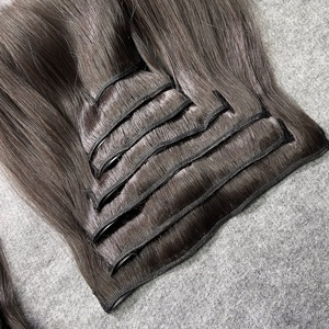 Extensiones de Cabello Humano de Lujo con Clip, Varios Colores, Muchas Texturas, Cabello Humano Vietnamita, Sin Caída, Sin Enredos - Product Image 5