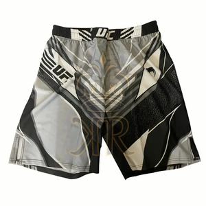 Shorts d'entraînement MMA pour hommes à cordon de serrage, séchage rapide, imprimés pour le kick-box thaïlandais, la boxe, la gym, sport, longueur genou, shorts d'exercice - Product Image 5