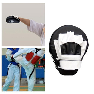 High Quality Curved Design Boxing <b>Focus</b> <b>Pads</b> PU/Leather Durable Custom Logo Training <b>Focus</b> <b>Pads</b> For Sale - Product Image 5