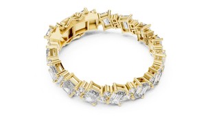 Bracelet de luxe en or massif 14 carats avec diamant de laboratoire taille émeraude 1,5 carat, certifié IGI, idéal pour mariage, fiançailles, cadeau, OEM/ODM disponible - Product Image 6