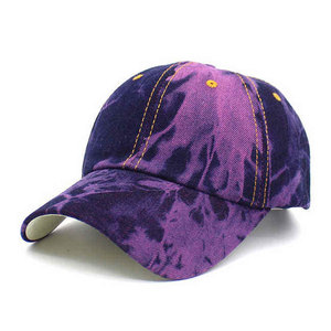 Gorra de Béisbol de Mezclilla con Camuflaje Morado, 6 Paneles, Ajustable, Lavada, Unisex, Casual, para Primavera/Verano - Product Image 2