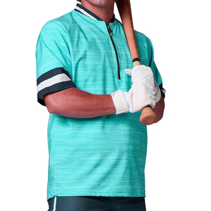 Veste de baseball et softball OEM pour homme, imperméable, avec fermeture éclair quart de tour et bas ajustable - Product Image 2