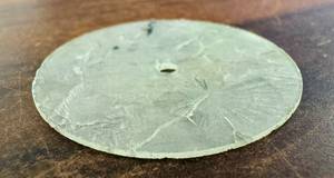 A K Gems - Piedra Preciosa Natural de Piterita de 28.50 mm, Grosor de 0.70 mm, Orificio Central de 2 mm, Piedra Suelta para Esferas de Reloj Hechas a Mano (Rajasthan) - Product Image 4