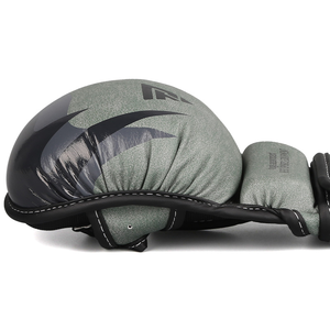 ถุงมือชกมวย MMA หนังแท้แบบสั่งทำพิเศษ พร้อมคุณสมบัติซับเหงื่อและเชือกผูกแบบรัด-ขายส่ง - Product Image 4