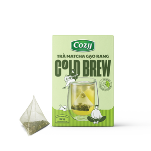 Vente directe usine – Sachets de thé froid personnalisés saveur Genmaicha, pratiques, en PLA, avec emballage personnalisé - Product Image 1
