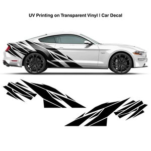 Calcomanía de Vinilo Transparente Impresa con UV Personalizada para Publicidad y Promoción de Vehículos - Product Image 4