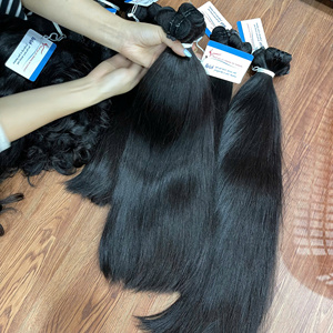 Extensiones de Cabello Natural Liso sin Procesar, 100% Cabello Humano Vietnamita, Sin Caída, Sin Enredos, Disponibles en Stock - Product Image 4