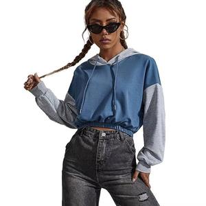 Nuevo Diseño, Sudadera Corta con Capucha para Chicas, 100% Algodón, Sudadera Extra Grande para Mujer - Product Image 6