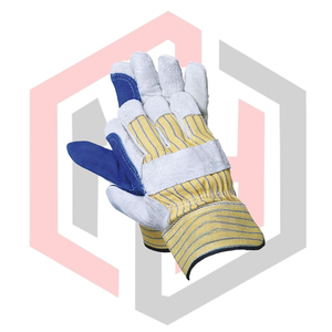 Gants de travail en cuir croûte renforcé, résistants à la déchirure, sans silicone, sans poudre, anti-chaleur, anti-coupure, antistatiques - Product Image 1