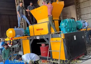 Trituradora de Metal de Doble Eje para Uso Industrial, Trituradora de Chatarra Semiautomática - Product Image 2