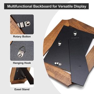 Unfinished Wooden Beaded Picture <b>Frame</b> | <b>Paint</b> or Decorate – Fits Photos, Boho Farmhouse Display for Tabletop - Product Image 3