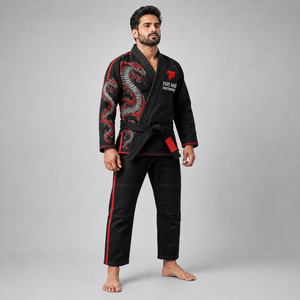 Uniforme de jiu-jitsu confortable avec coutures renforcées, tissu respirant et durabilité fiable pour les athlètes actifs - Product Image 4