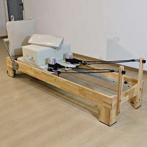 Nouvel Arrivage 2026 : Reformer Pilates Premium en Bois de Chêne Beige, Pliable, pour Entraînement de Core et Équilibre, Usage Domestique, MOQ Fabricant - Product Image 2
