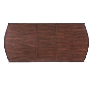 Mesa de Comedor Extensible de 60 a 78 Pulgadas, Estilo Rústico, de Madera, con Hoja Extraíble, Grande, Expandible, para 4 a 8 Personas, Color Cerezo - Product Image 5