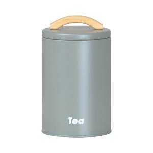 Copper Metal Food Storage Containers Cylinder Shape Airtight With Lid Minimalist Design Kitchen Use Tea Coffee Sugar Labelled - Product Image 2